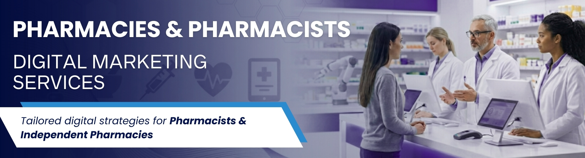 Digital marketing solutions for pharmacies to increase sales..